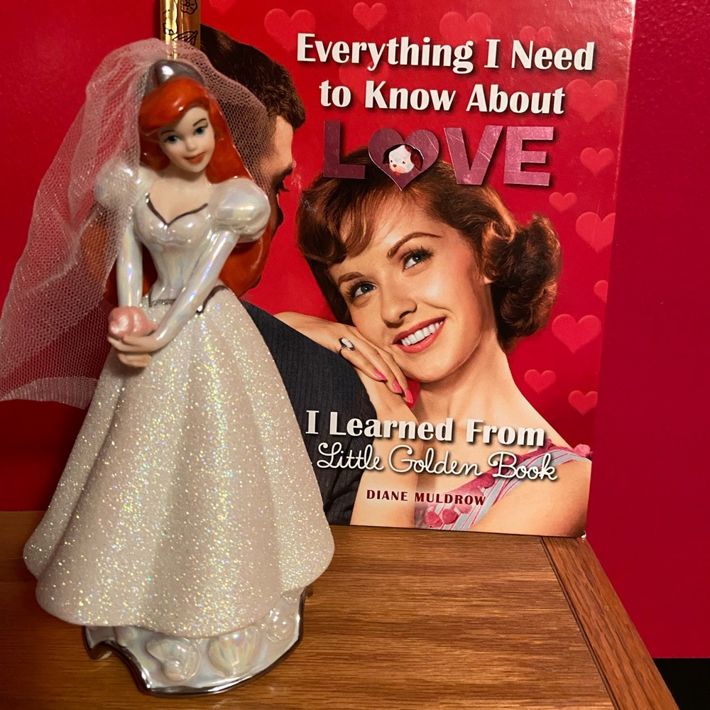 Wedding Ariel and All about  love Little golden book